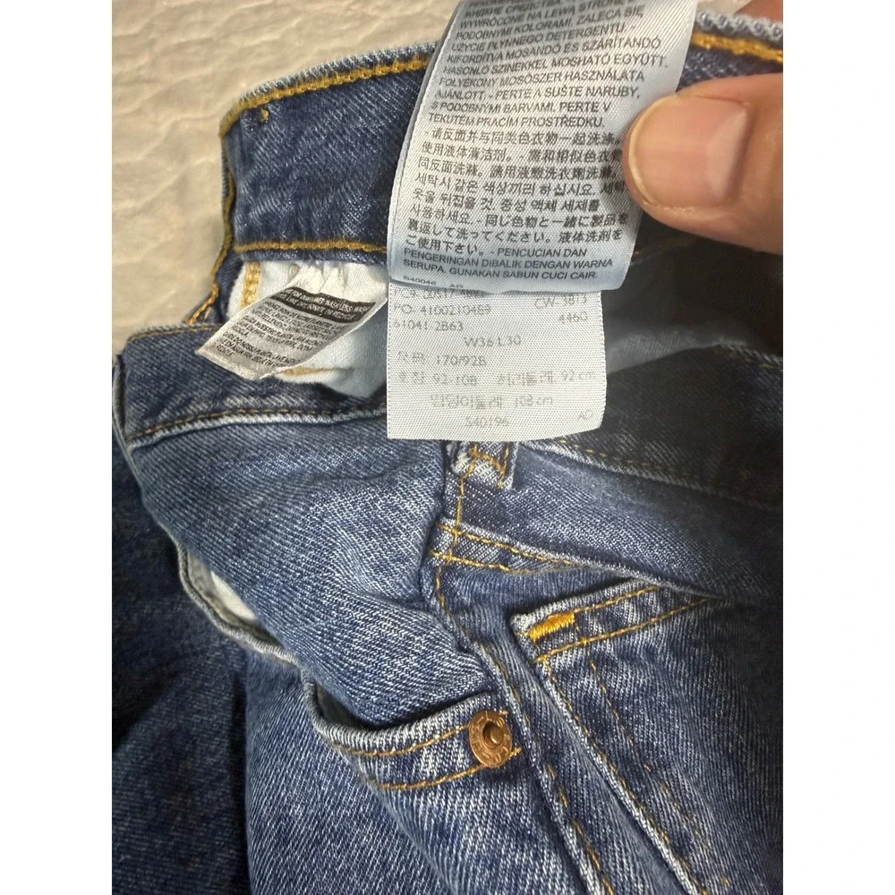 Levis 517 Slim Bootcut Jeans Men 36x30 Medium Wash Blue Denim Streetwear Western
